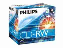 CD-RW Philips 700MB 80 min.